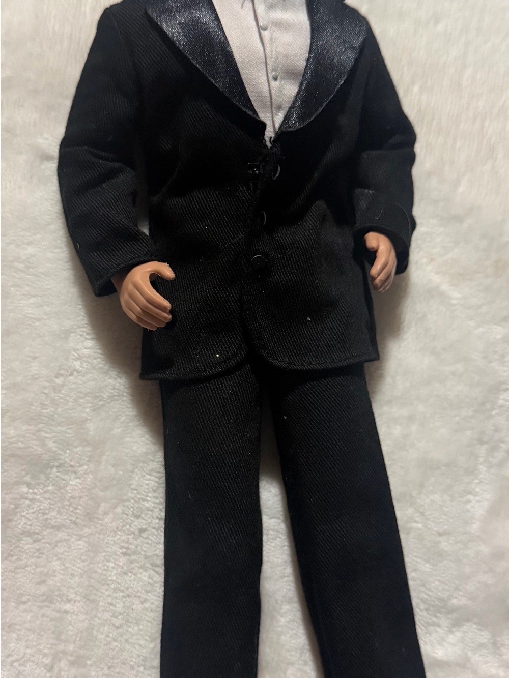 Mattel Black Satin-Lapel Doll Tuxedo Outfit